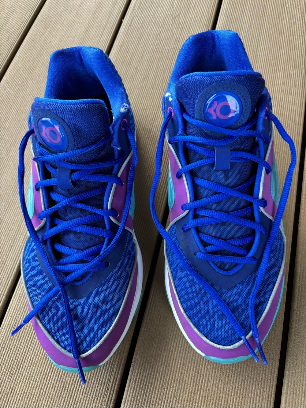 Nike KD Blue & Purple Men's Basketball Sneakers